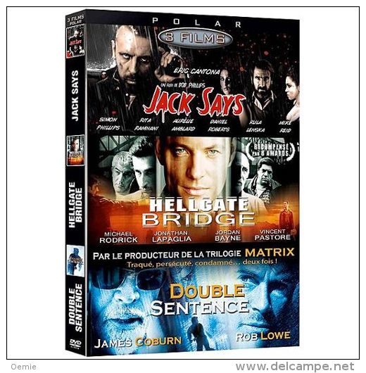 Jack Says  //  Hellgate Bridge // Double Sentence    3 DVD - Action & Abenteuer