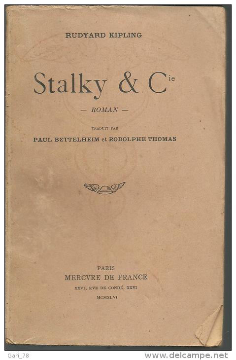 Rudyard KIPLING   Stalky & Cie - 1946 - Autres & Non Classés