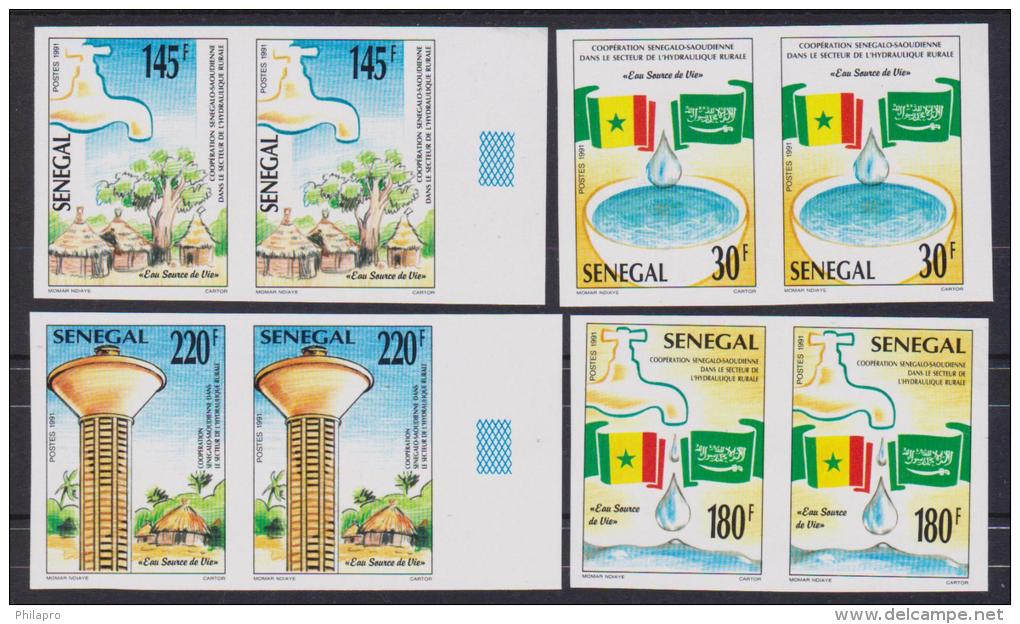 SENEGAL  NON DENT/IMPERF  ENERGIE  EAU   YVERT N° 939/42 ** MNH  Réf  4917 - Water