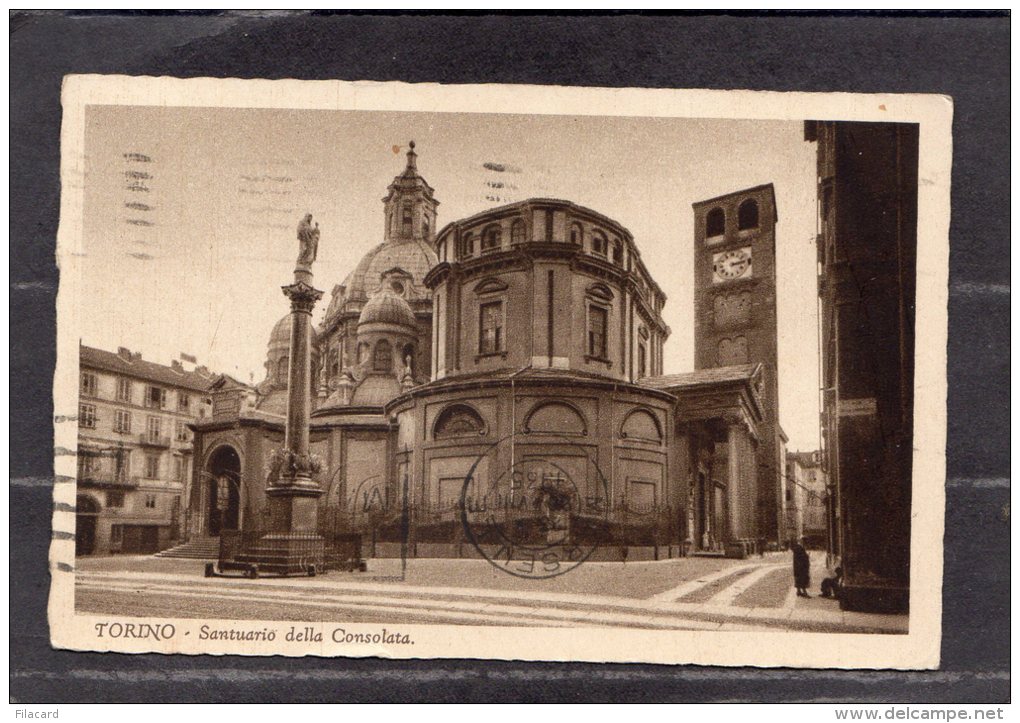 43193     Italia,    Torino -  Santuario  Della  Consolata,  VG  1935 - Kerken