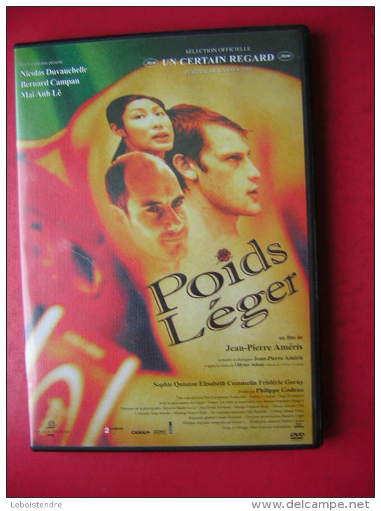 DVD   POIDS LEGER  UN FILM DE JEAN PIERRE AMRIS AVEC NICOLAS DUVAUCHELLE  BERNARD CAMPAN MAÏ ANH LÊ - Drame