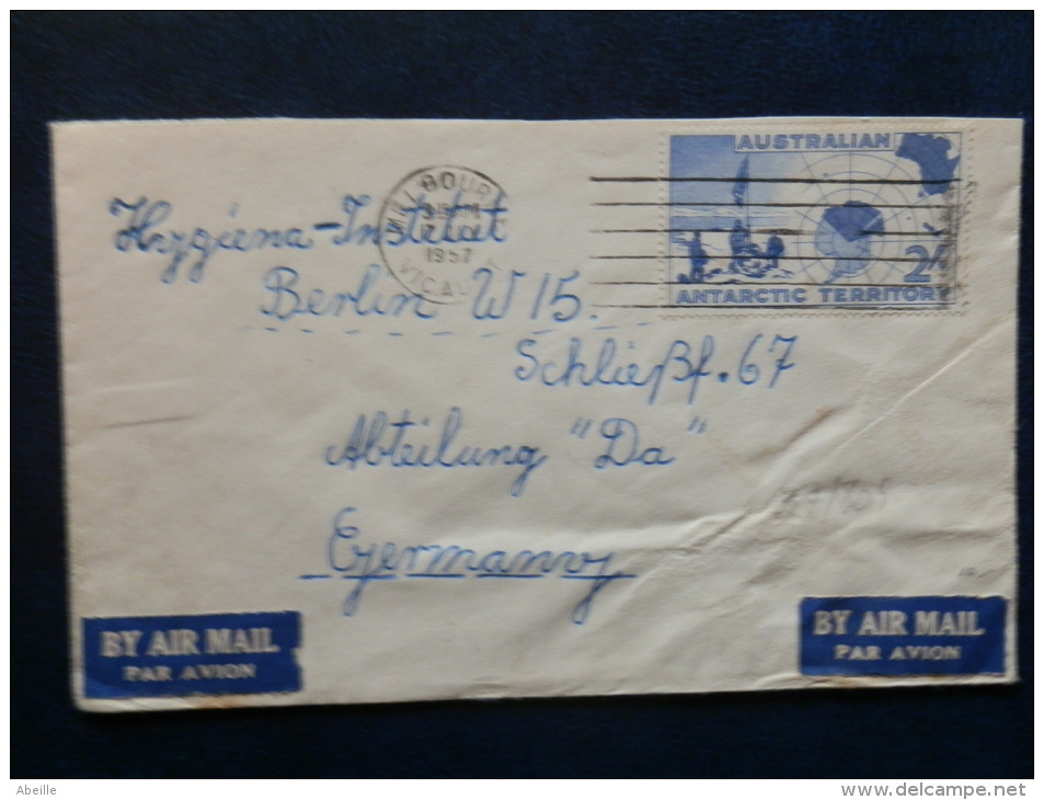 37/809  LETTRE  1957 POUR ALLEMAGNE - Brieven En Documenten