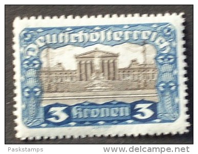 Austria 1919-21 Pairlament - Ongebruikt