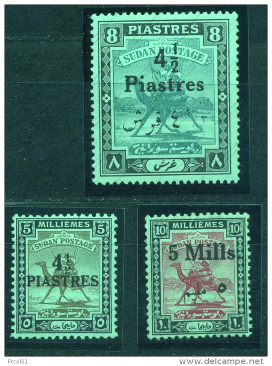 Sudan, YT 59/61, Scott 60/62, SG 78/80, MNH - Soudan (...-1951)