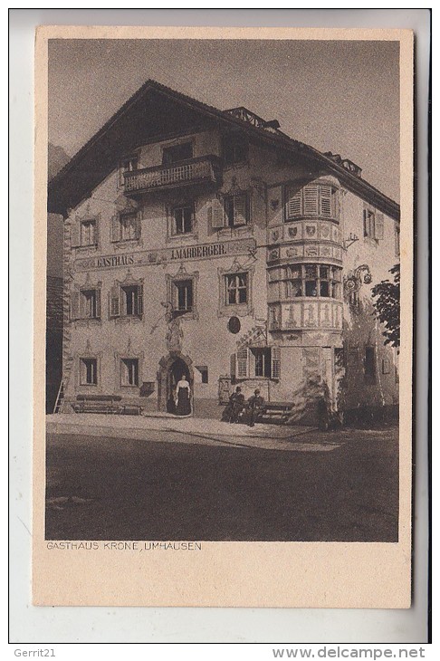 A 6441 UMHAUSEN, Gasthaus Zur Krone - Umhausen