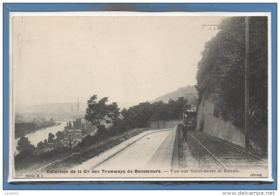 76 - BONSECOURS --  Collection De La Cie Des Tramways De...- Série B - N° 1 - Bonsecours