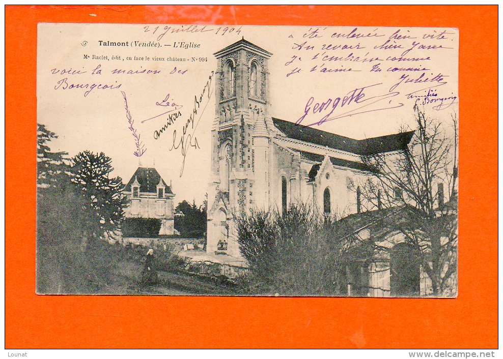 85 TALMONT : L'église - Talmont Saint Hilaire