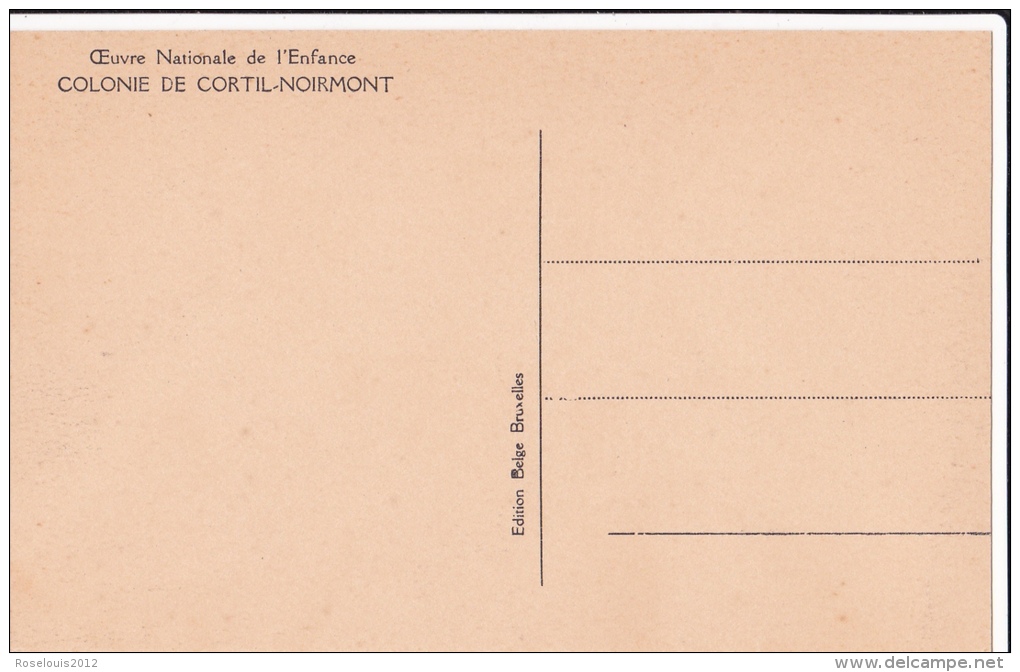 CORTIL-NOIRMONT : Colonie - Une Classe - Chastre