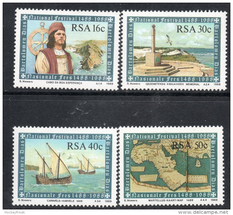 South Africa 1988 - 500th Anniversary Of Discovery Of COGH SG631-634 MNH Cat £4.80 SG2015 - Neufs