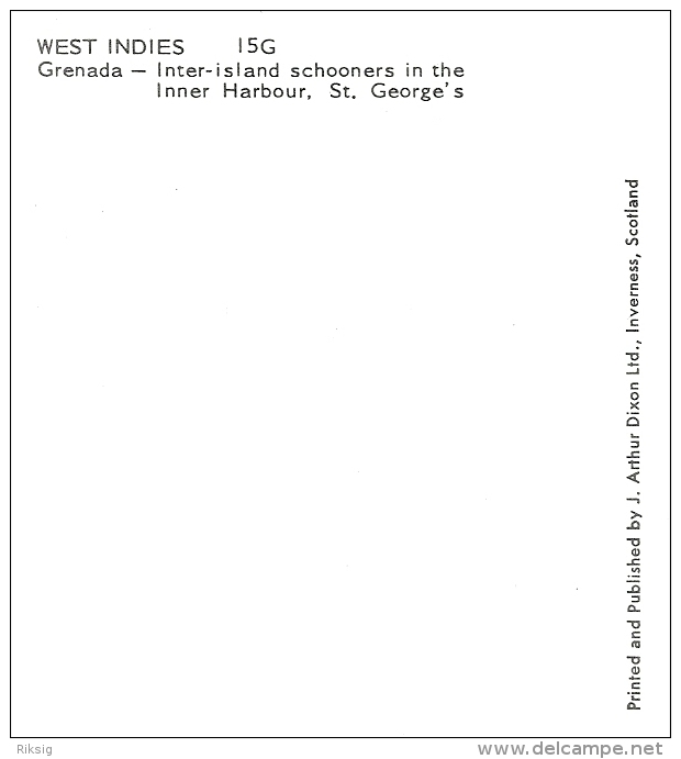 Grenada - Inter-island Scooners In The Inner Harbour    St- George    A-3026 - Grenada
