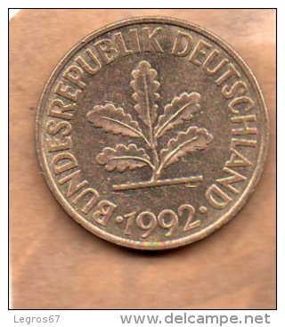 PIECE DE 10 PFENNIG 1992 D - 10 Pfennig