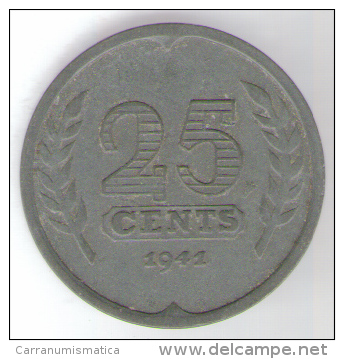 PAESI BASSI 25 CENTS 1941 - 25 Cent