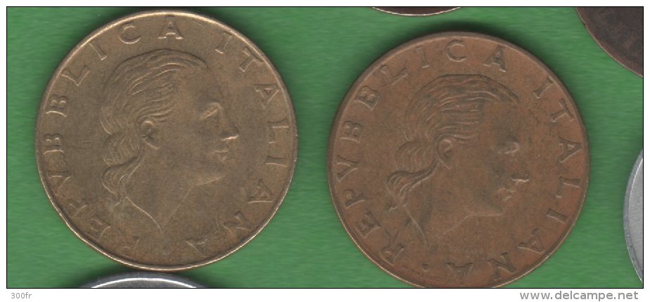 Italie Italia Italy Lot 11 monnaies, set 11 coins Regno Italia 186; 5 centesimi, 10 C - Republica Italiana 1987, 200 L