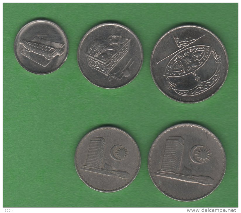 Malaysie  Malaysia  Set 5 Coins - Maleisië