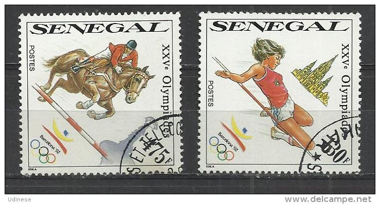 SENEGAL 1990 - 2 HIGHEST VALUES - USED OBLITERE GESTEMPELT USADO - RARE - Summer 1992: Barcelona