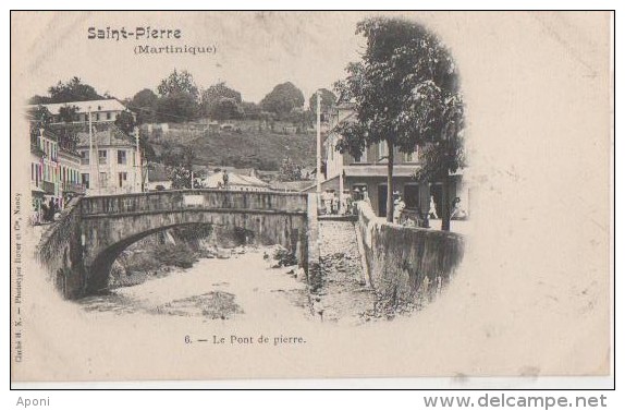 ..MARTINIQUE ( Saint Pierre - Le Pont De Pierre ) - Autres & Non Classés
