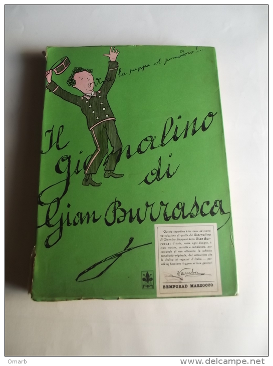 Lib205 Il Giornalino Di Gian Burrasca, Luigi Bertelli, Vamba - Giunti Editore, I Premiati D'oro,1968, 88 Ristampa - Enfants Et Adolescents