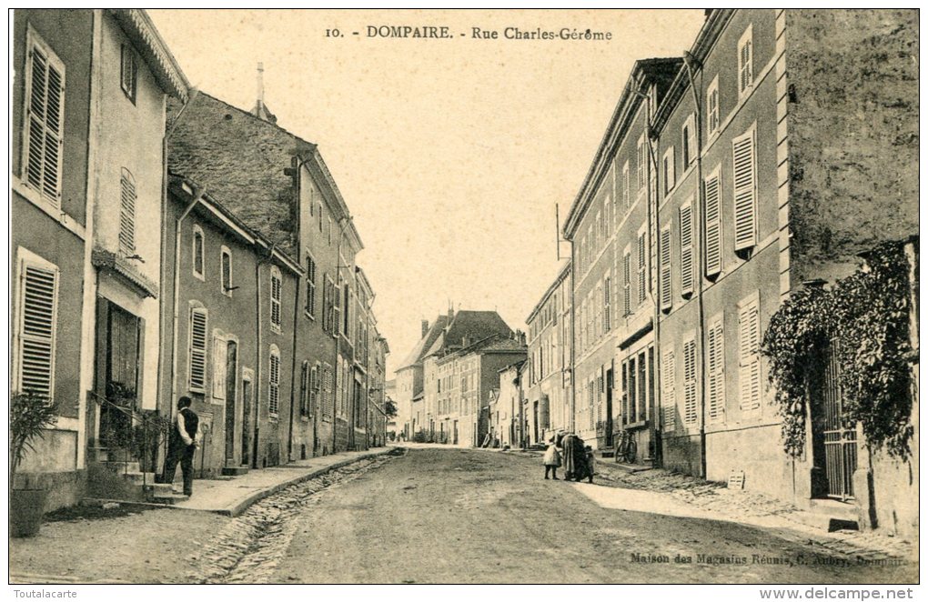 CPA 88 DOMPAIRE RUE CHARLES GEROME 1905 - Dompaire