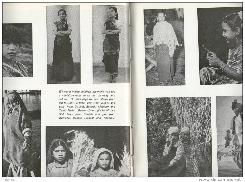 LIVRE   CHILDREN OF INDIA     -  A PICTORIAL PRESENTATION  -    ENFANTS INDIENS - Asia