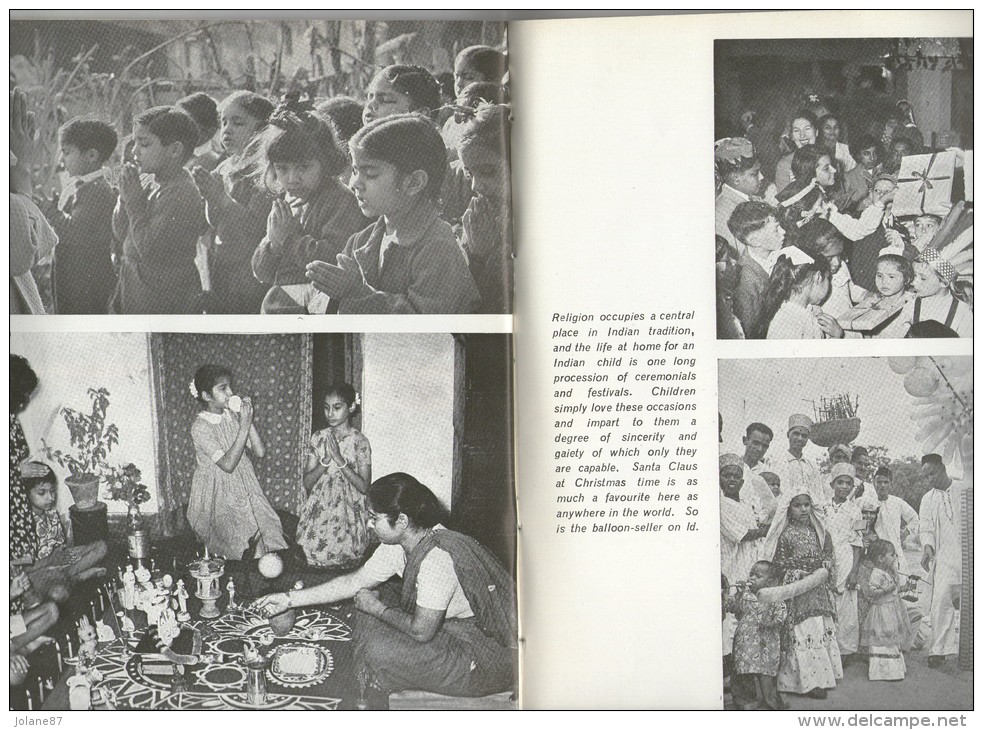 LIVRE   CHILDREN OF INDIA     -  A PICTORIAL PRESENTATION  -    ENFANTS INDIENS - Asie