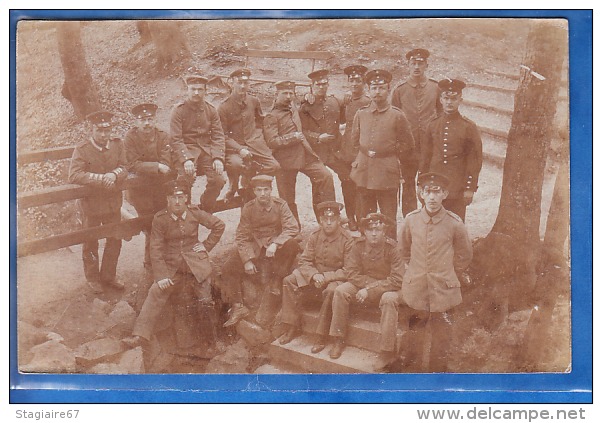 CARTE PHOTO TREBNITZ SOLDATS 1916 - Schlesien