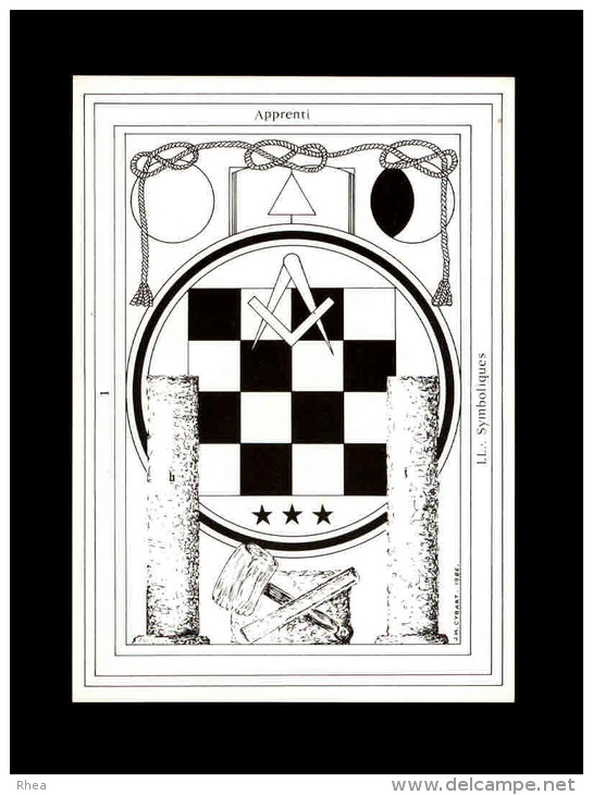 FRANC-MACONNERIE - LES 33 GRADES DU RITE ECOSSAIS - Dessins De J.M. Cybart - 33 Cartes Dans Sa Pochette - Filosofia & Pensatori