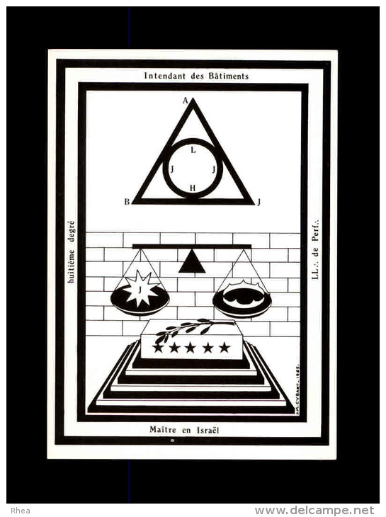 FRANC-MACONNERIE - LES 33 GRADES DU RITE ECOSSAIS - Dessins de J.M. Cybart - 33 Cartes dans sa pochette