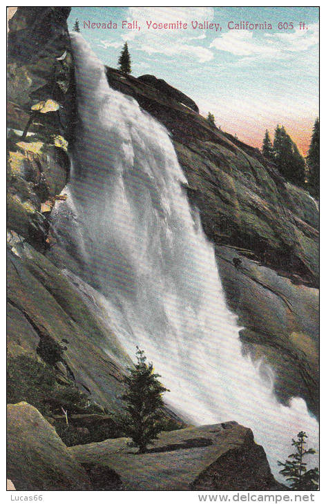 C1920 YOSEMITE VALLEY NEVADA FALL - Yosemite