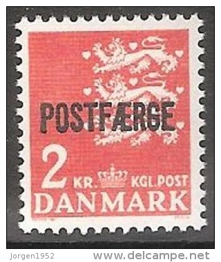 DENMARK  #2 KR ** POSTFÆRGE, STAMPS FROM YEAR 1972 - Steuermarken