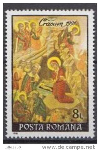 Romania 1991 Christmas Art Icons Mi 4760 - MNH (**) - Nuovi