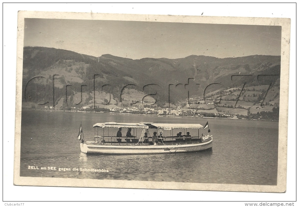 Zell Am See (Autriche, Salzbourg) : MP D'un Bateau De Promenade Sur Le Lac  En 1945 (animé) PF. - Zell Am See