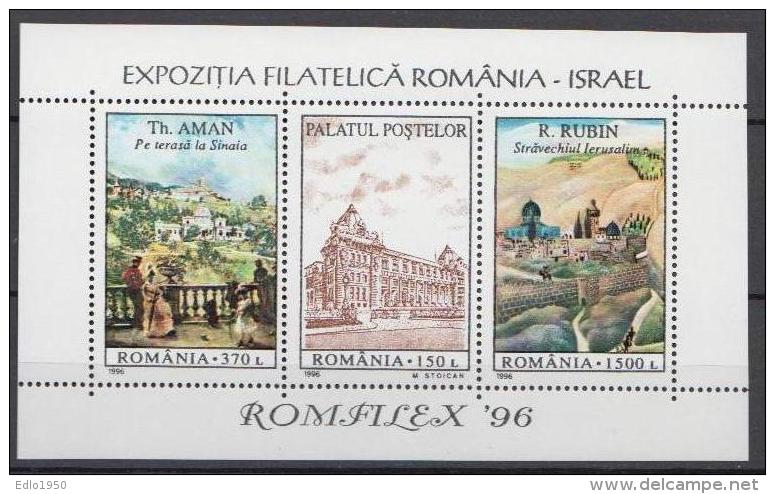 Romania 1996 Art Painting Gemalde Mi Bl. 298 - MNH (**) - Nuevos