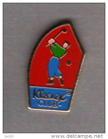 Pin´s   Sport  GOLF   KLEENEX  CLUB - Golf