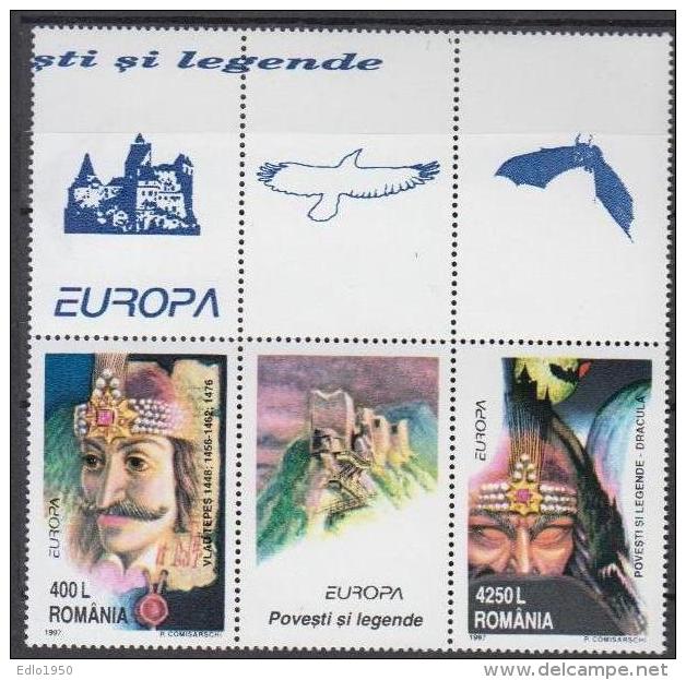 Romania 1997 EUROPA Legend  Mi 5253-5254 - MNH (**) - Ongebruikt
