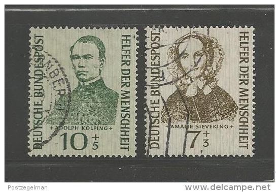 GERMANY 1955 Used Stamp(s) Welfare Nr. 223=225 2 Values Only - Used Stamps