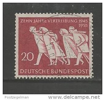 GERMANY 1955 Used Stamp(s) 10 Years Refugees Nr. 215 - Used Stamps