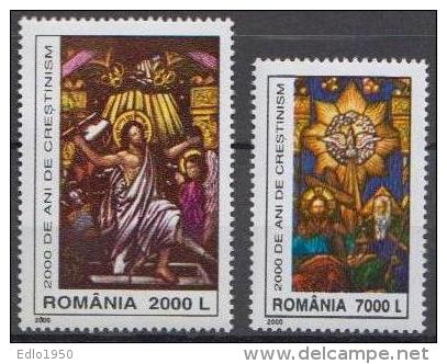 Romania 2000 Mi 5544-5545 - MNH (**) - Nuevos