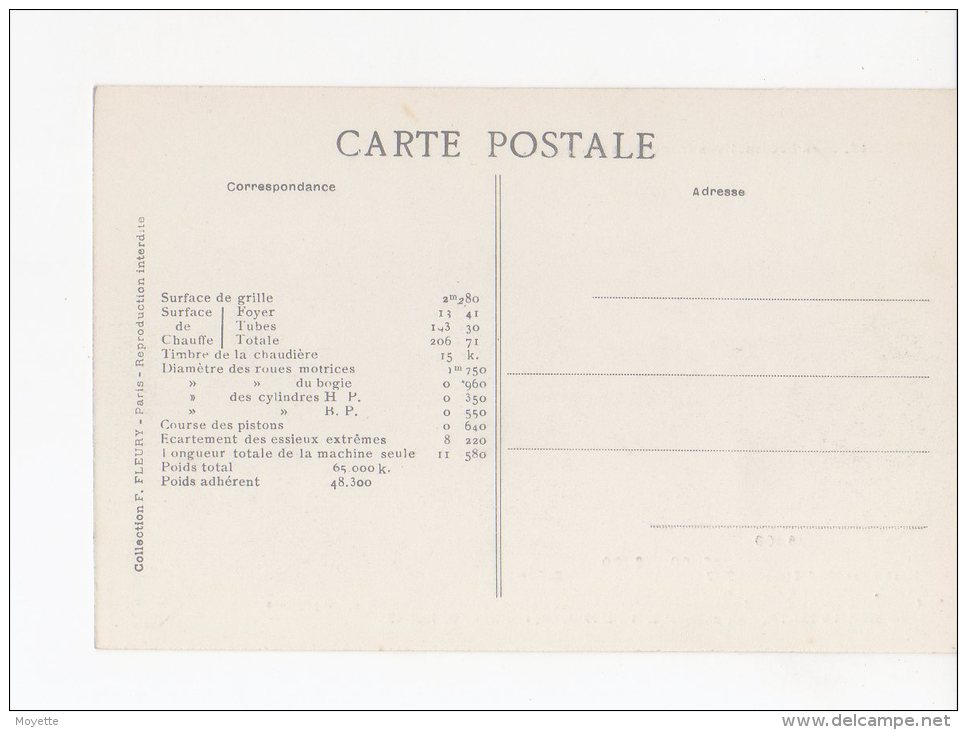 CPA-TRANSPORTS-TRAINS-...LOCOMOTIVE-FRANCAISES-ETAT -MACHINE N° 230-142-POUR TRAINS LOURDS DE VOYAGEURS - Eisenbahnen