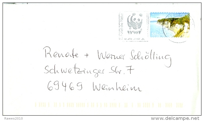 BRD BZ 13 MWST 2012 WWF Schützt Die Natur Bär - Storia Postale