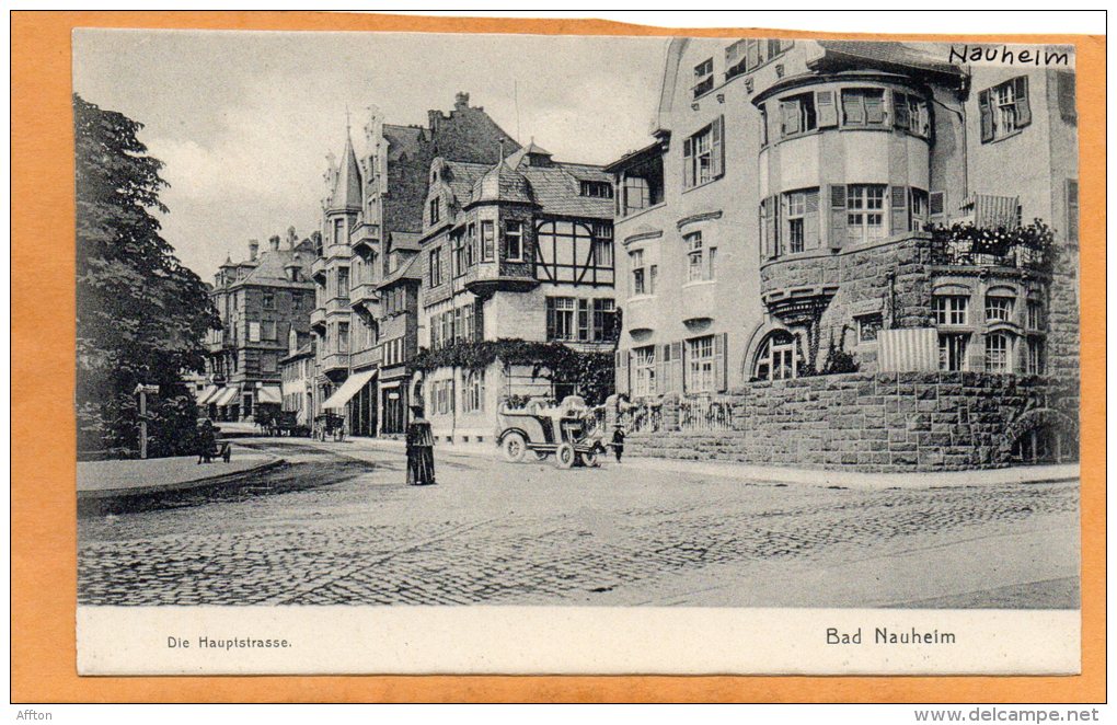 Bad Nauheim Hauptstrasse 1905 Postcard - Bad Nauheim