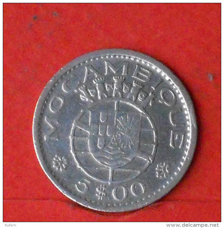 MOZAMBIQUE  5  ESCUDOS  1960  SILVER COIN KM# 84  -    (Nº03617) - Mozambique