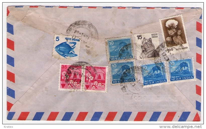 Old Letter - India - Airmail