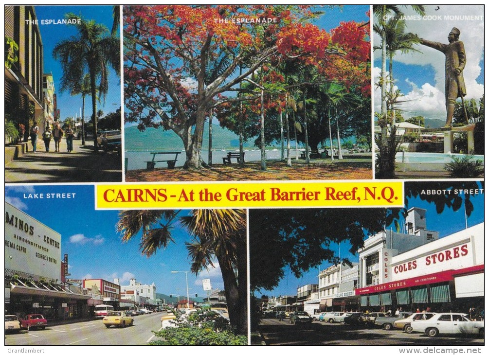 Cairns, North Queensland Multiview - Peer PCO 266, Posted Cairns To Germany 1984 - Cairns