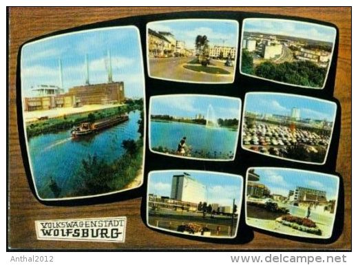 Wolfsburg Mit Volkswagenwerk Hafen Wohnsiedlung 6.8.1964 - Wolfsburg