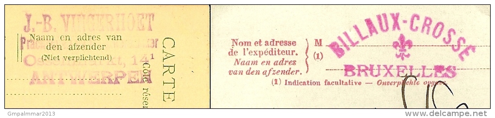 5 Postkaarten Waarvan 2 Van Nr. 45 , 1 Van Nr. 74 , 1 Van Nr. 83 En 1 Van Nr. 110 Waarbij 4 Met Firma - LOGO ! - 1869-1888 Lion Couché