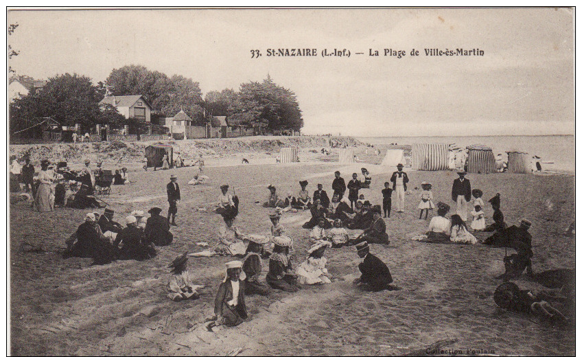 SAINT NAZAIRE -  La Plage De VILLE Es MARTIN - Saint Nazaire