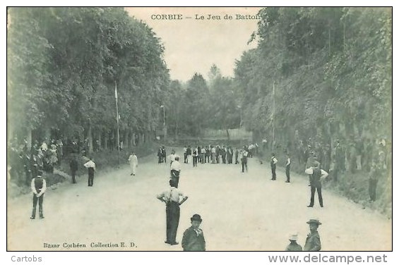 80 CORBIE  Le Jeu De Batton - Corbie