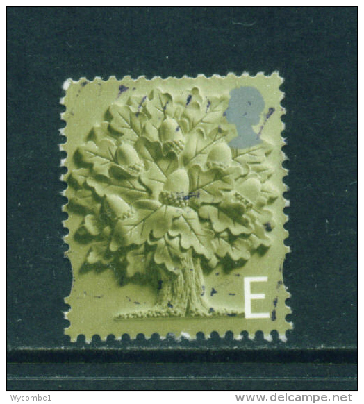 ENGLAND - 2001 To 2002  Oak Tree  'E'  Used As Scan - England