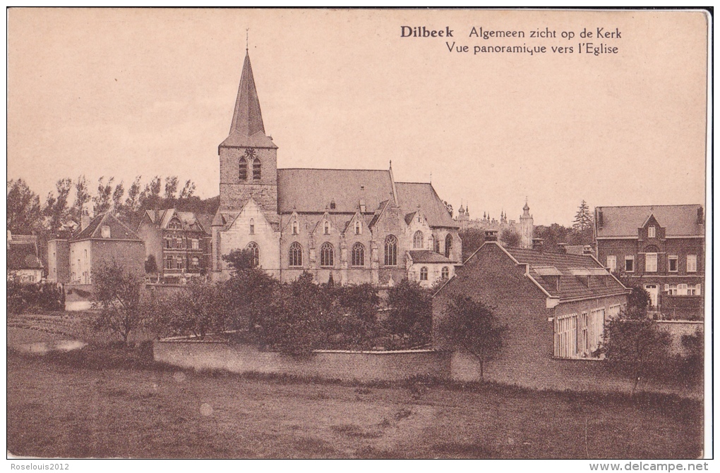 DILBEEK : Algemeen Zicht Op De Kerk - Dilbeek