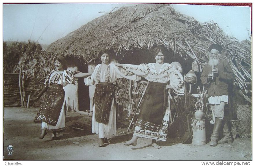 ROMANIA, Taranci La Hora 1910, Port Popular, Colectia A. BELLU - Roumanie